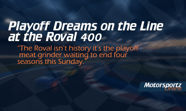 Tire Smoke and Playoff Pain at the Roval 400